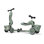Scoot and Ride - Highway Kick 1 Lifestyle 2in1 Scooter Green Lines Vida Kids