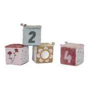 Little Dutch Set of 4 Soft Cubes - Flowers & Butterflies Little Dutch