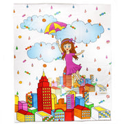 Candy Rain Quillow Blanket freeshipping - Tots of Crown