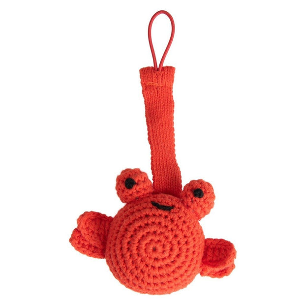 Crochet Pacifier Cord Crab freeshipping - Tots of Crown