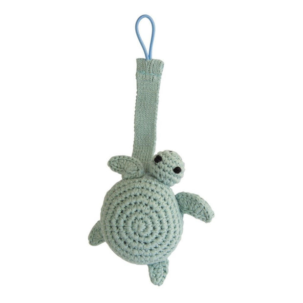 Crochet Pacifier Cord Turtle freeshipping - Tots of Crown