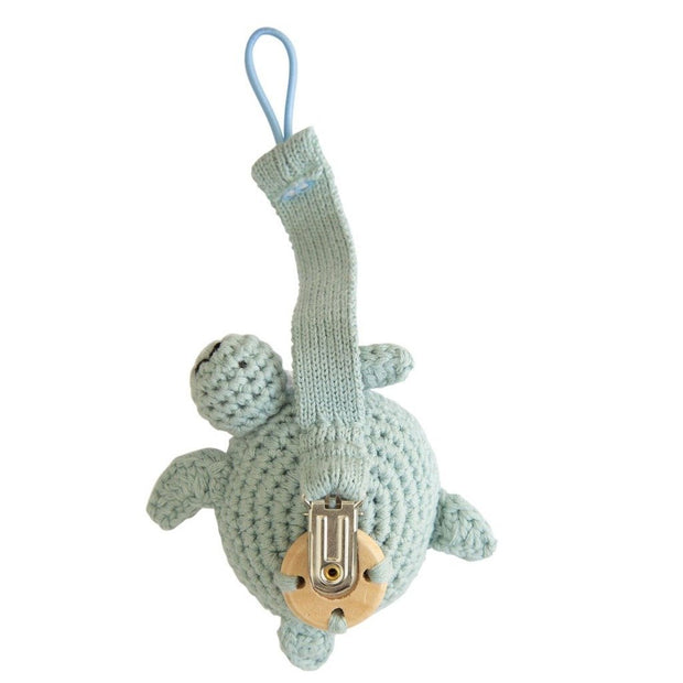 Crochet Pacifier Cord Turtle freeshipping - Tots of Crown