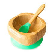 Eco Rascals Bamboo Suction Bowl & Spoon Set (Various Colours) Eco Rascals