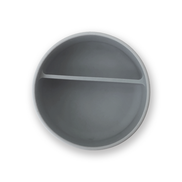 Grabease Silicone Suction Bowl - Grey Bebelephant