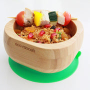 Eco Rascals Bamboo Suction Bowl & Spoon Set (Various Colours) Eco Rascals