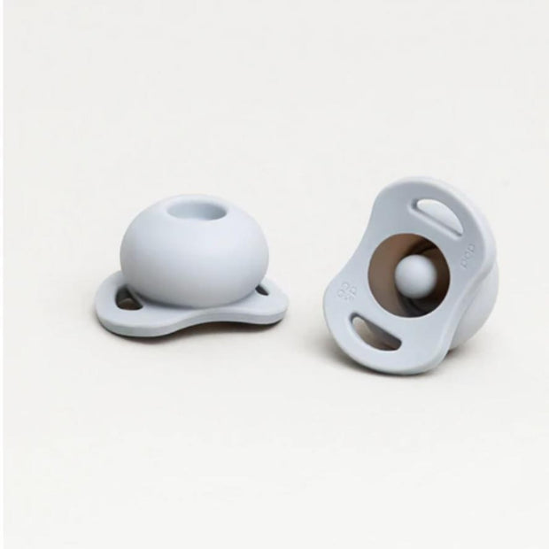 Pop & Go Pacifier - Oh Happy Grey (Single Pack) DODDLE & CO