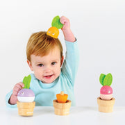Le Toy Van Stacking Veggies freeshipping - Tots of Crown