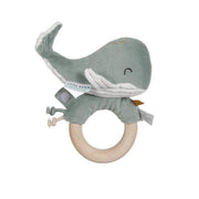 Little Dutch Ring Rattle Whale - Ocean Mint Little Dutch