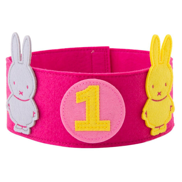 Miffy Felt Crown - Pink freeshipping - Tots of Crown