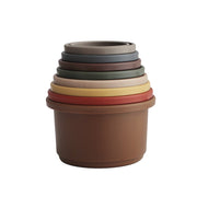 Mushie Retro Stacking Cups freeshipping - Tots of Crown