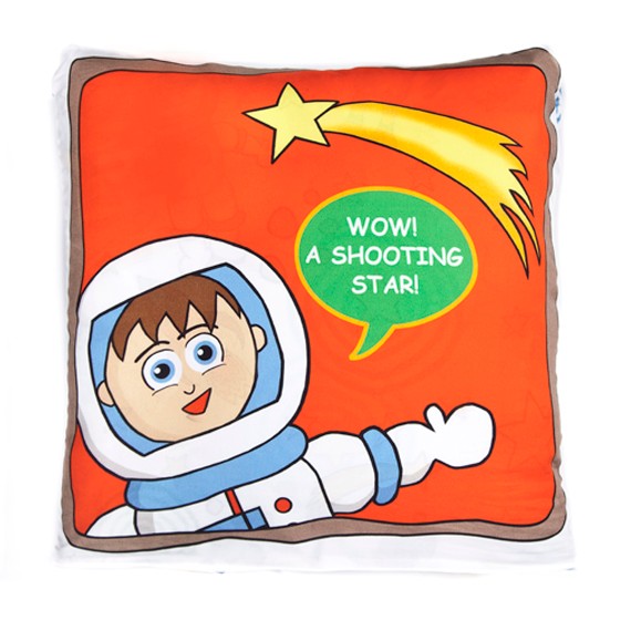 Space Bots Quillow Blanket freeshipping - Tots of Crown