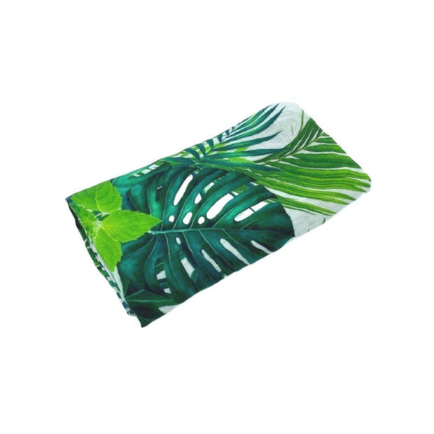 Miilk Muslin - Tropical Green Leaf Bebelephant